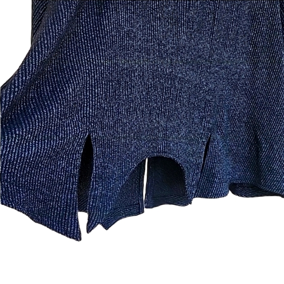 VINTAGE PRISA Boxy Tunic Top L XL 1X 2X Oversized Shirt Artsy Black Lagenlook - Picture 7 of 15